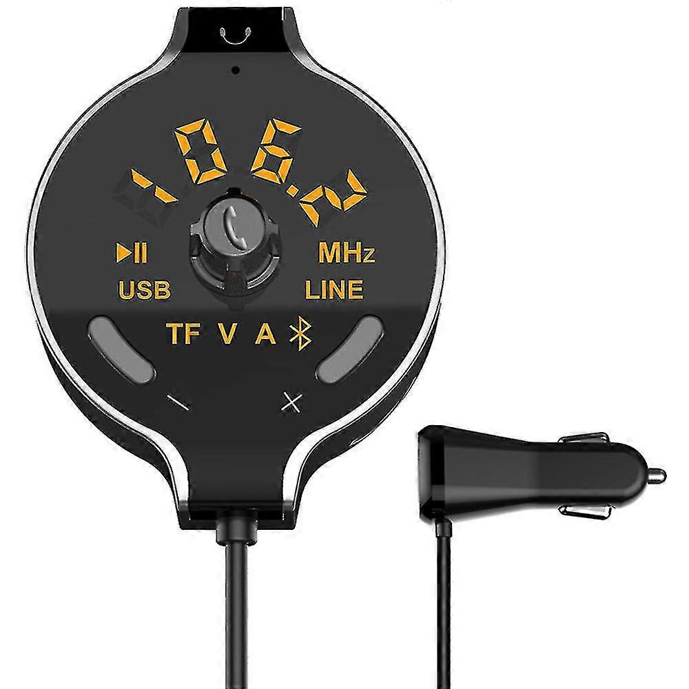Bluetooth Car Kit, Bluetoothhands-free Audio Adapter Dual Usb