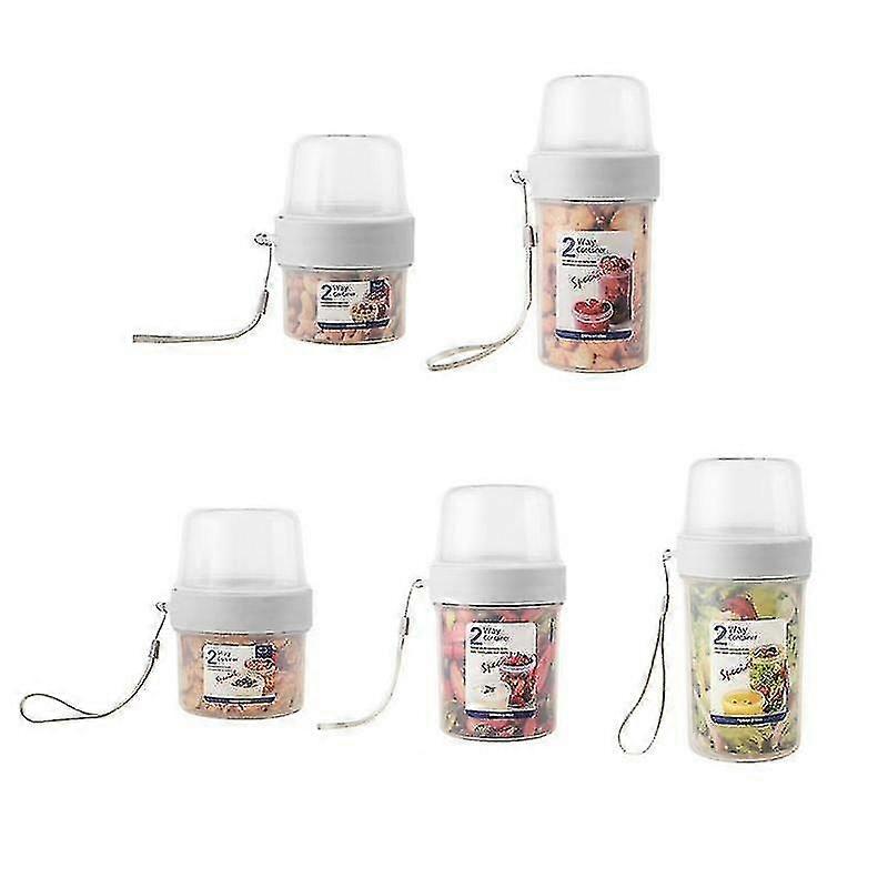 Refrigerator Double Layer Storage Box Freshkeeping Separate Crisper Sealed Cup