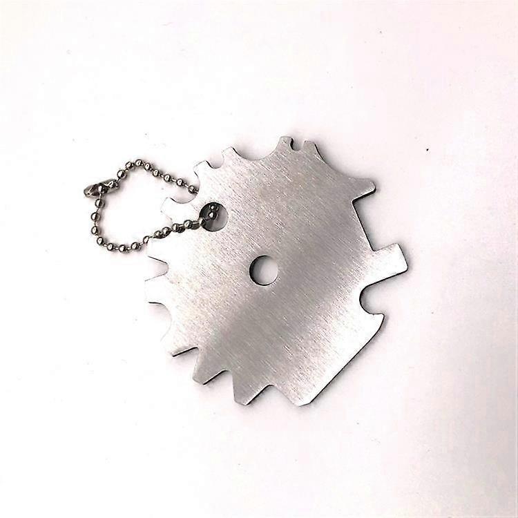 Stainless Steel Scraper for Grill and Griddle Scraper Black 6cm*6.5cm