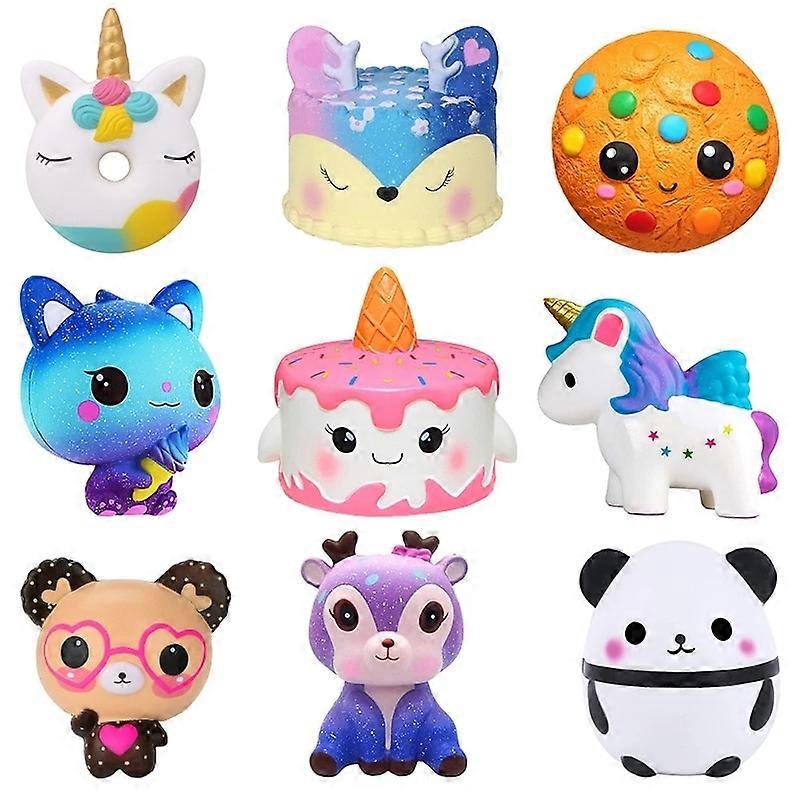 Jumbo Squishy Kawaii Unicorn Horse Cake Deer Animal Panda