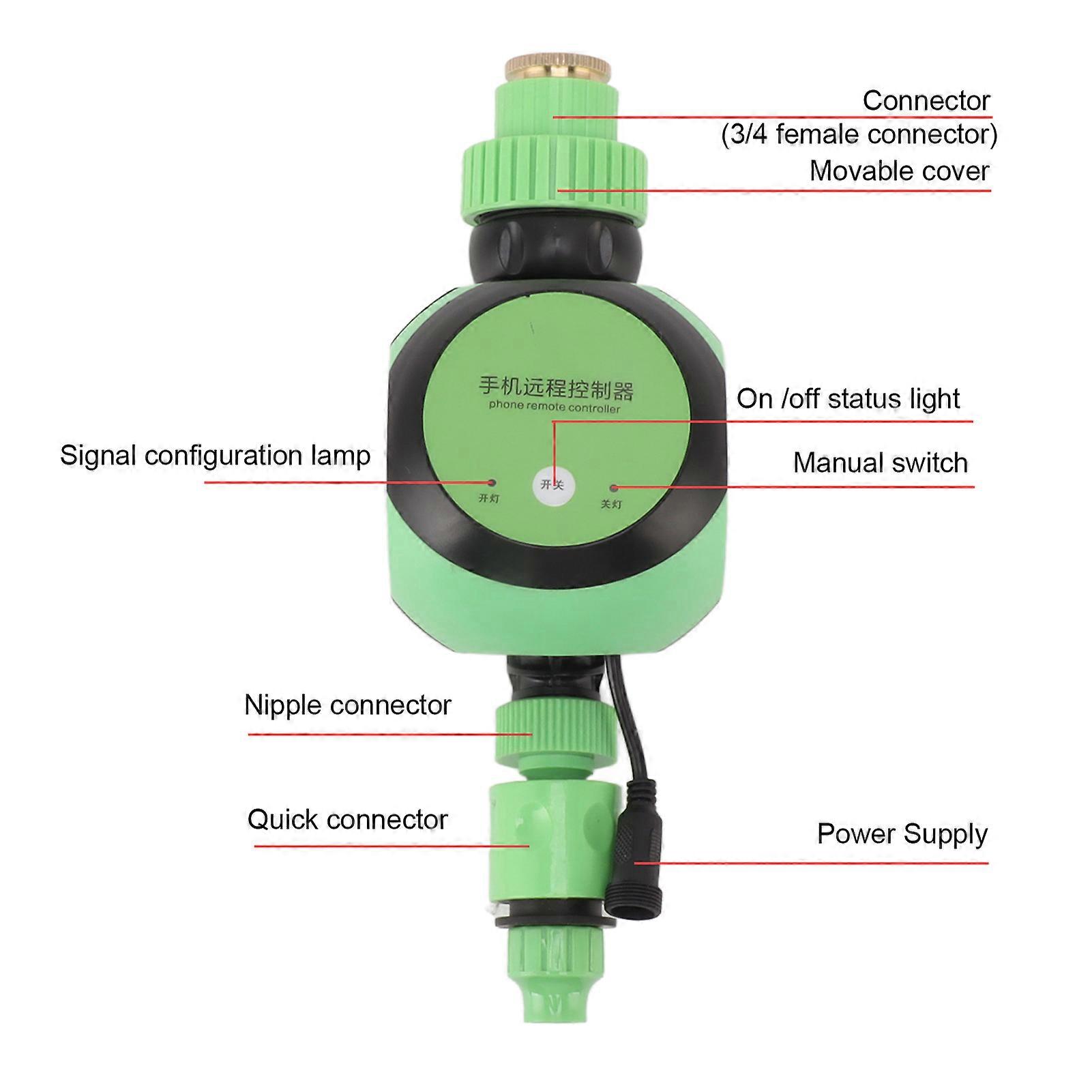 Sprinkler Timer Wifi Water Timer Automatic Garden Water Timer Wifi Bluetooth 5G Dual Control Controller Mobile Remote Irrigation Timer 100240V