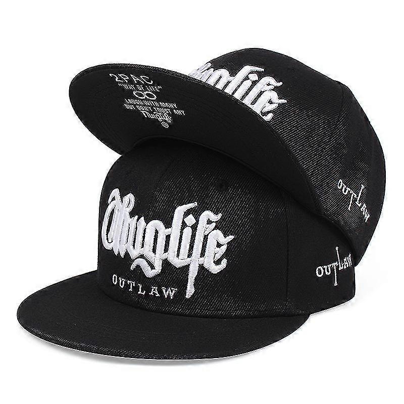 2023 أزياء فاست بول كاب Thuglife التطريز الهيب هوب قبعة بيسبول قبعة Snapback الكبار في الهواء الطلق عارضة الشمس عارضة العظام دروبشيبينغ
