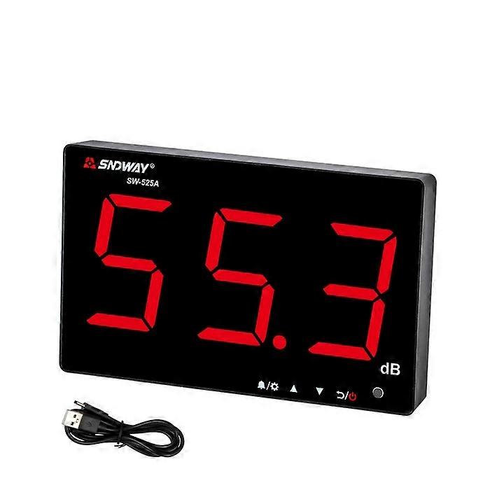 Noise Level Meter 130dB Wall Mounted Fast Response Sound 
Decibel Meter