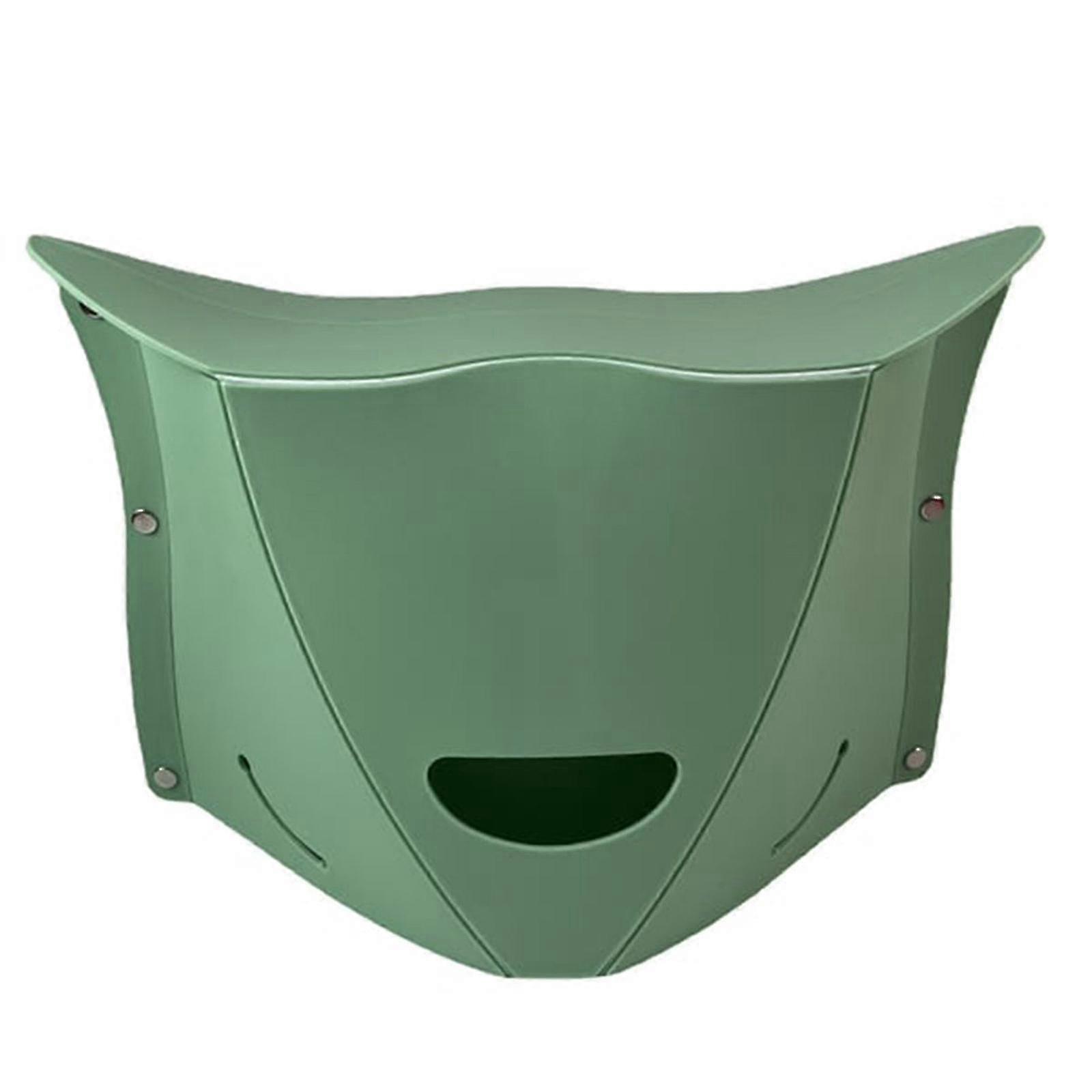 Folding Chair Brief Plastic Multipurpose Space-saving For Camping Multicolor Practical Portable Storage Stool