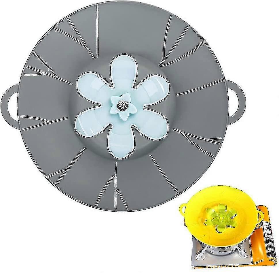 1 Piece Of Overflow Plug Cover, Suitable For Pan (Gray)