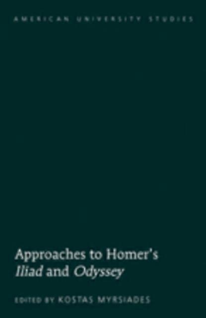 Approaches To Homers Iliad And Odyssey Paperback Book