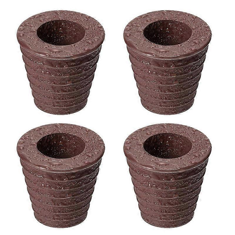 4個のパティオ傘コーン傘ウェッジプラグは、パティオテーブルの穴の開口部用の1.5インチの傘ポールに適合します