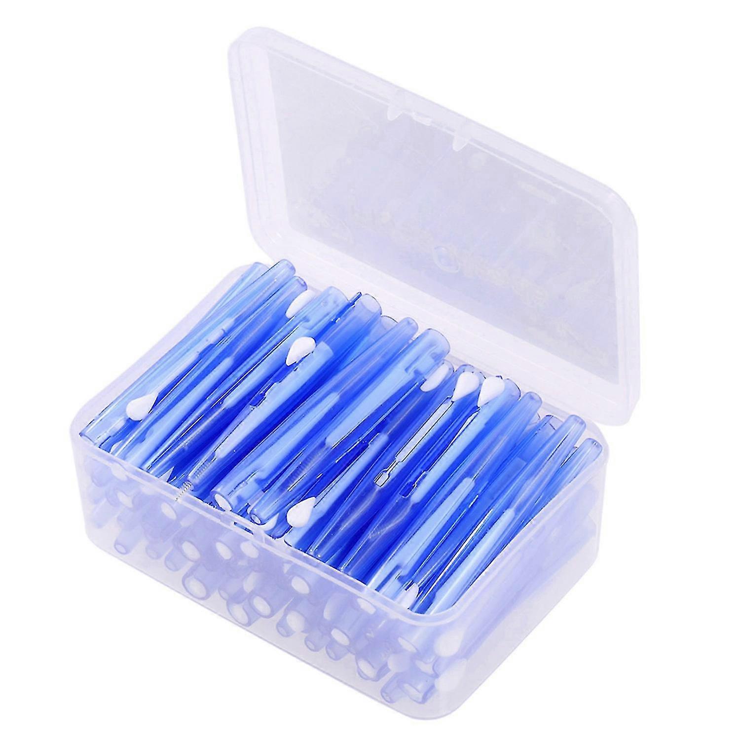 Anself 60Pcs/Box Dental Floss Picks Refill Inter-dental Brush Teeth Stick Toothpick Flosser for Oral