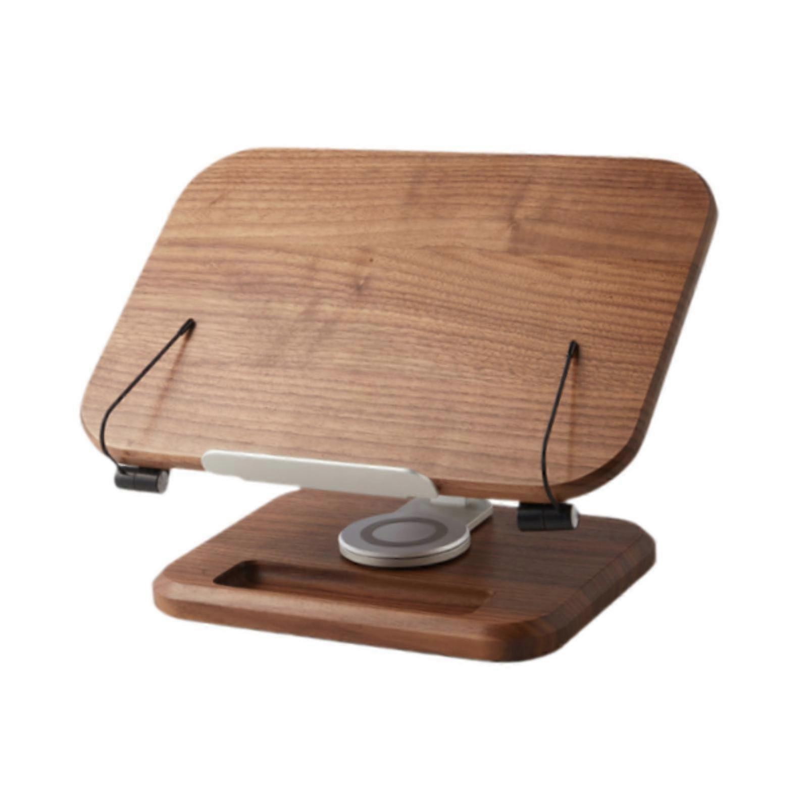 Book Stand for Reading in Bed Cookbook Holder for Textbook Laptop Tablet