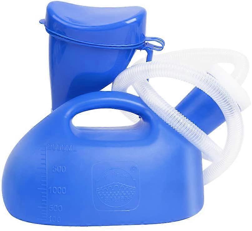 Urine Bottle Portable Female Urinal Pee Bottle, Leak Proof Urinal Bottles Urine Funnel and Bottle Female Portable Potty Bed Pan for Adults Elderly Car