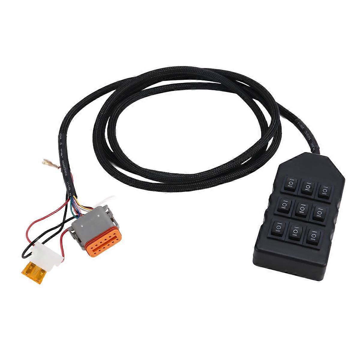 9 Button Handle Solenoid Valve Controller 8-Corner Solenoid Valve Remote Controller for SMV-02 AA-VU8