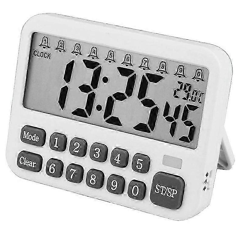 Quickly Set the Large Screen to Mute the Vibration 99 Hours Timer Reminder Timer with Clock