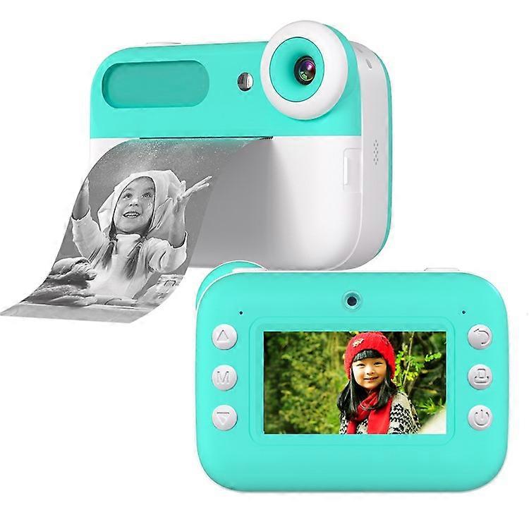Q7 3.0-inch Screen 48MP Kids Instant Camera Photo Thermal Printer with 32G TF Memory + Card Reader