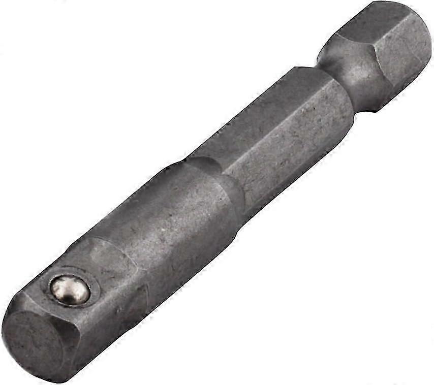 Hex Shank to Square Socket Adapter 6mm (1/4"") Shank Socket Holder, Green, 50mm