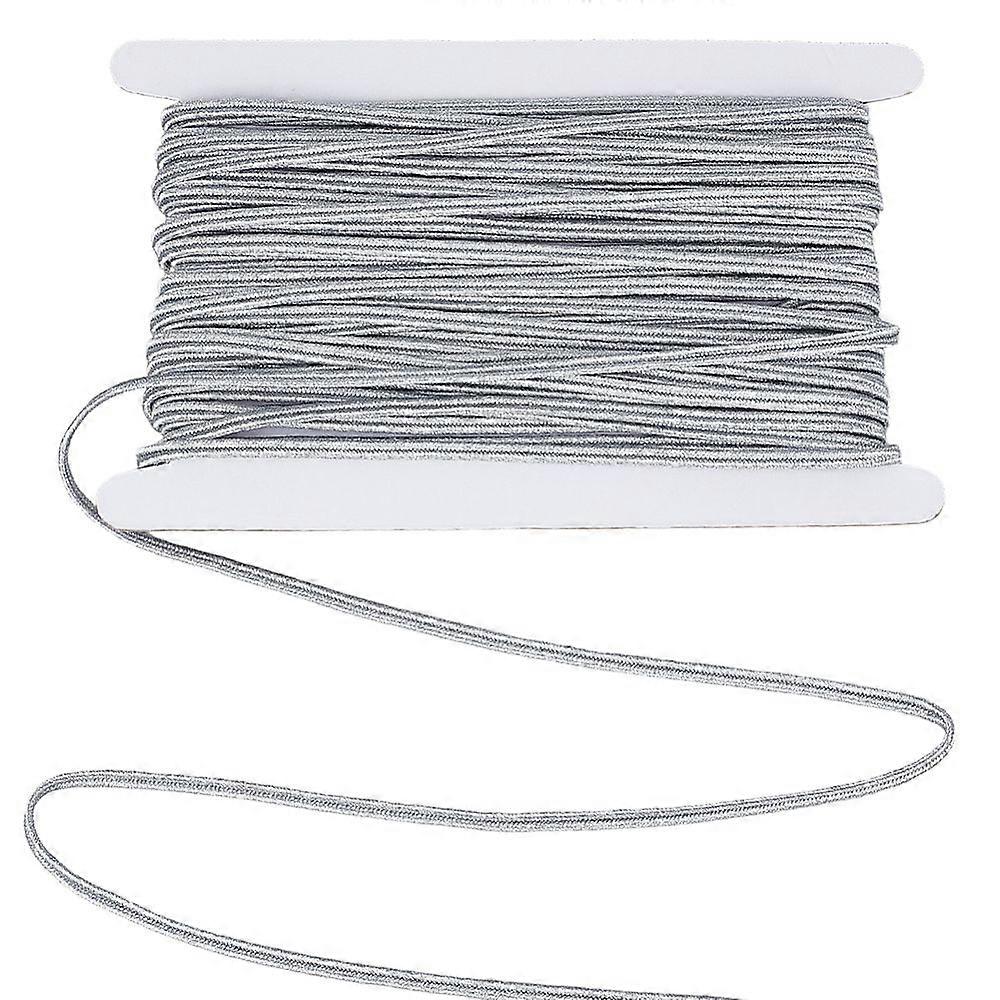 20M Polyester Cords Silver 4mm