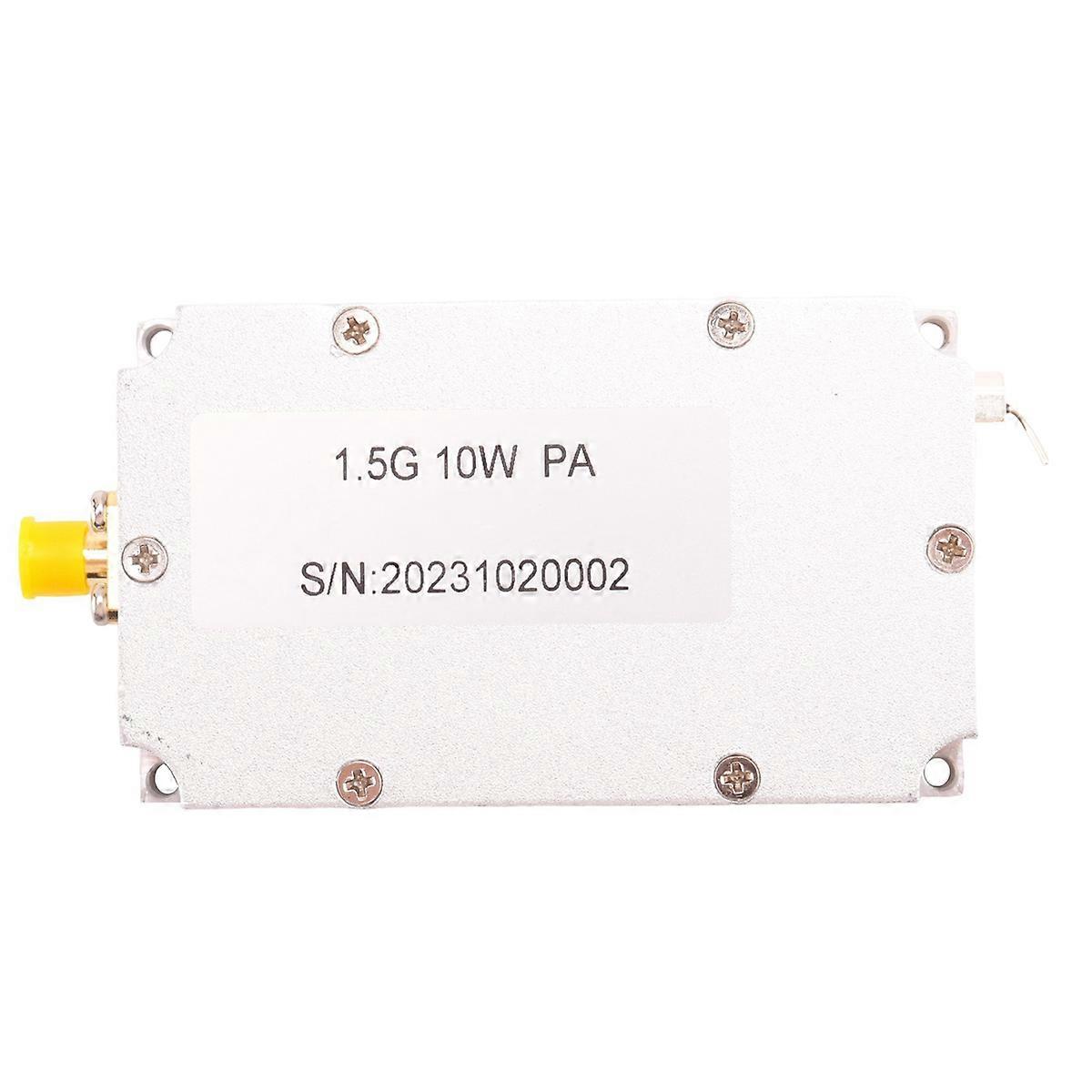 RF PA 10W 1.5G RF Amplifier 40DB Gain RF Power Amplifier for 1575MHZ GPS Beidou 1.575G