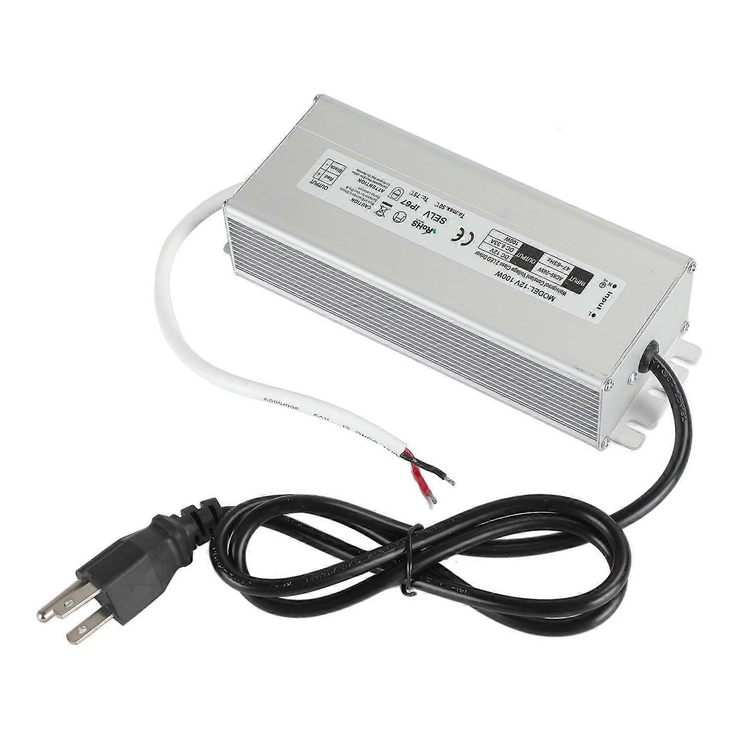Waterproof IP67 Power Supply High Efficiency Small Size Safety Protection LED Power Supply AC 100‑26