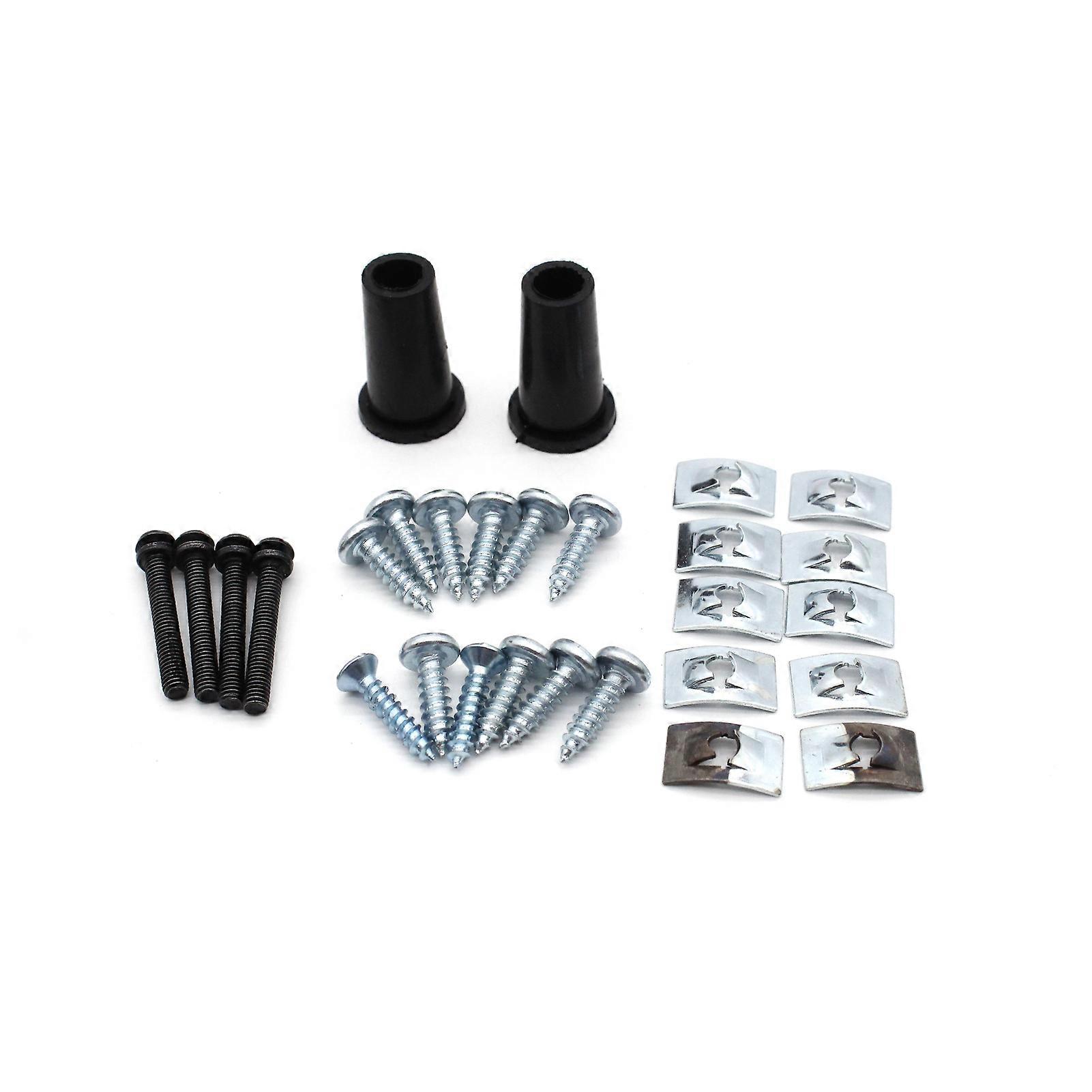 7inch Headlight Plastic Back Bowls Buckets Headlamp Shade 2pcs