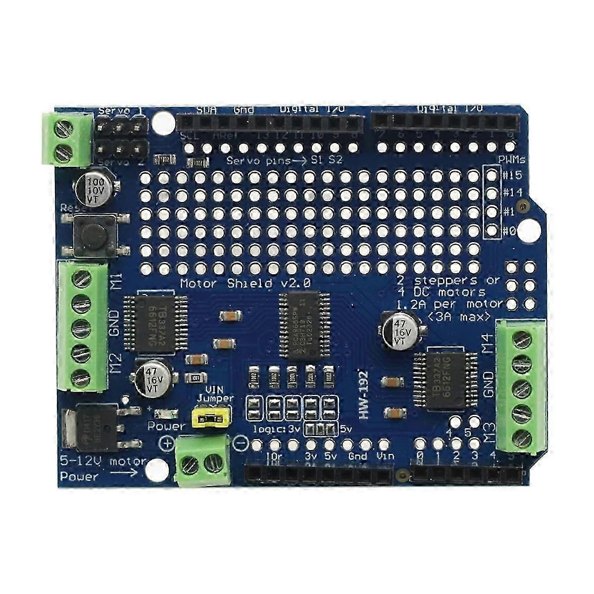 TB6612 Mosfet السائر المحرك PCA9685 القياسي IIC I2C PWM Servo Driver Shield V2 للروبوت PWM R3