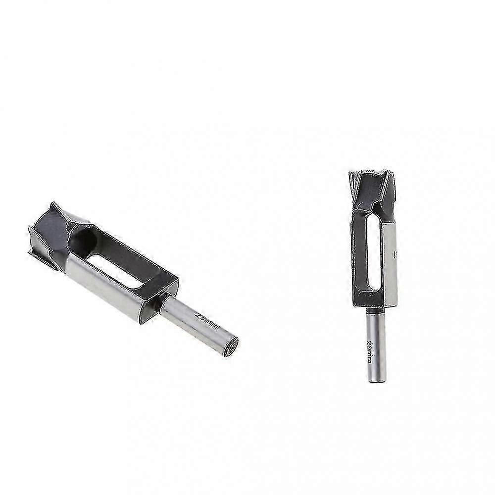 2 stuks (25 mm en 20 mm) Hout Plug Hole Cutter Snijden Deuvel Maker Werkblad Gereedschap 1/2 KNX