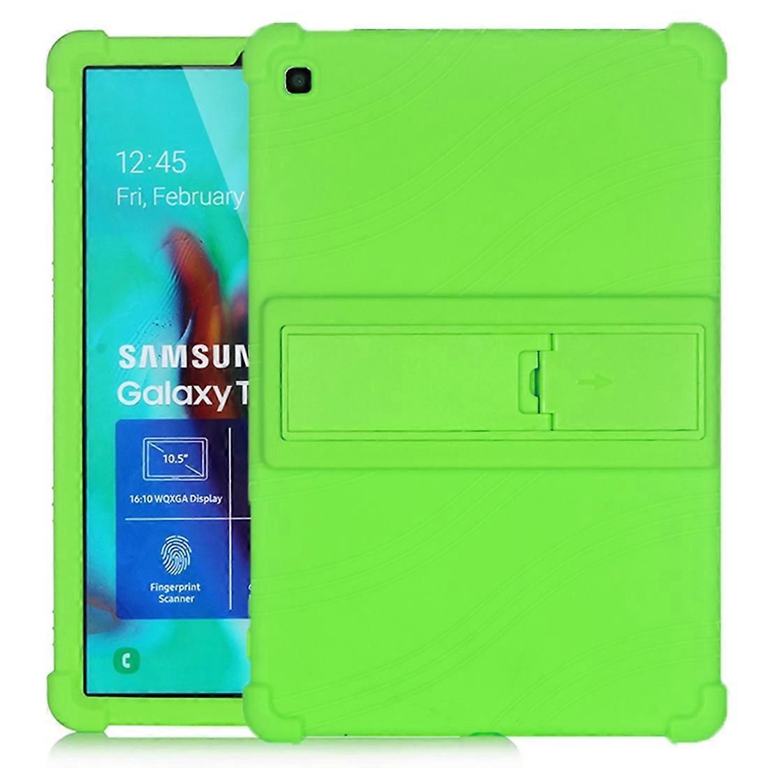 Tablet PC Silicone Protective Case with Invisible Bracket For Galaxy Tab S5e T720