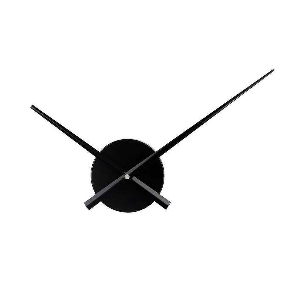 3D Large Black Clock Hands Set for Quartz Clock Mechanism Home Art Decor - 12 Inch Size, Modern Style Accessories