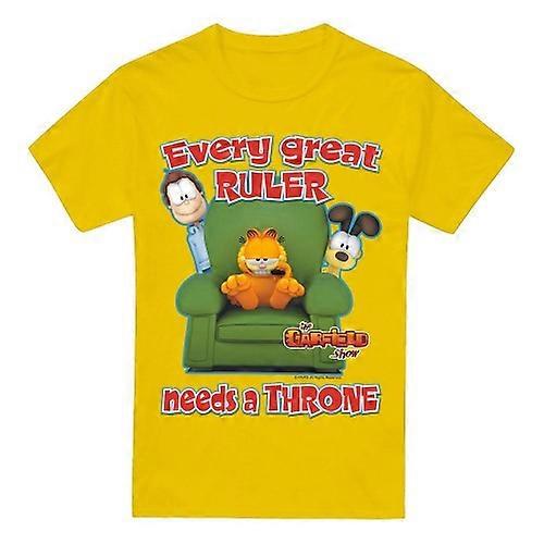 Garfield Mens Throne T-Shirt
