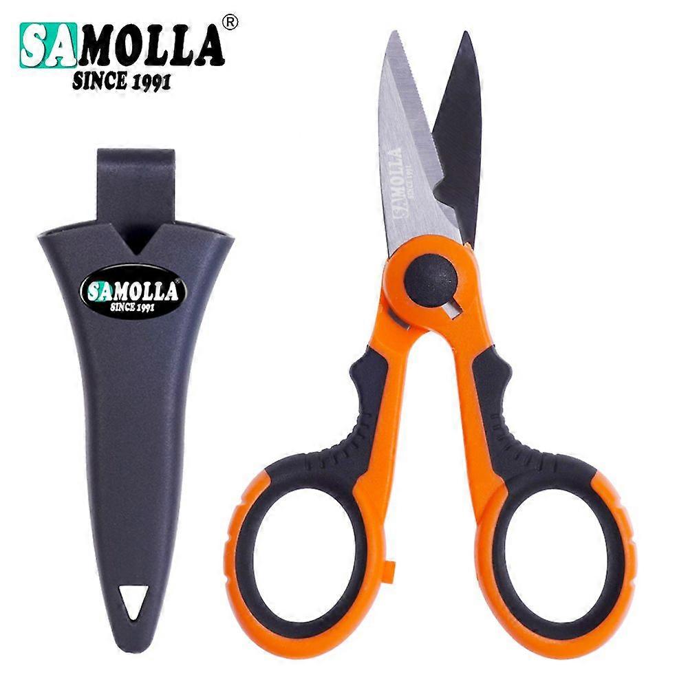 420 Stainless Steel Portable Fishing Scissors Tools for Cutting PE Line and Retrieving Carp Lures for Electricians