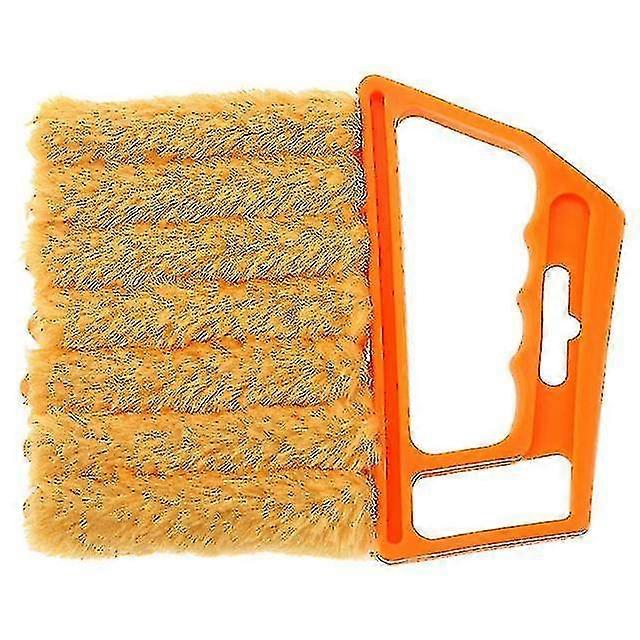 Microfiber Window Blind & Air Conditioner Cleaner - Washable Cloth, Orange