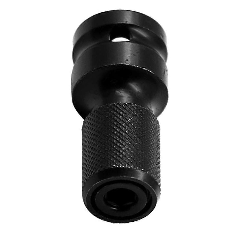 Quick Release 1/2 inch To 1/4 inch Hex Shank Bit Chuck Screwdriver Adapter