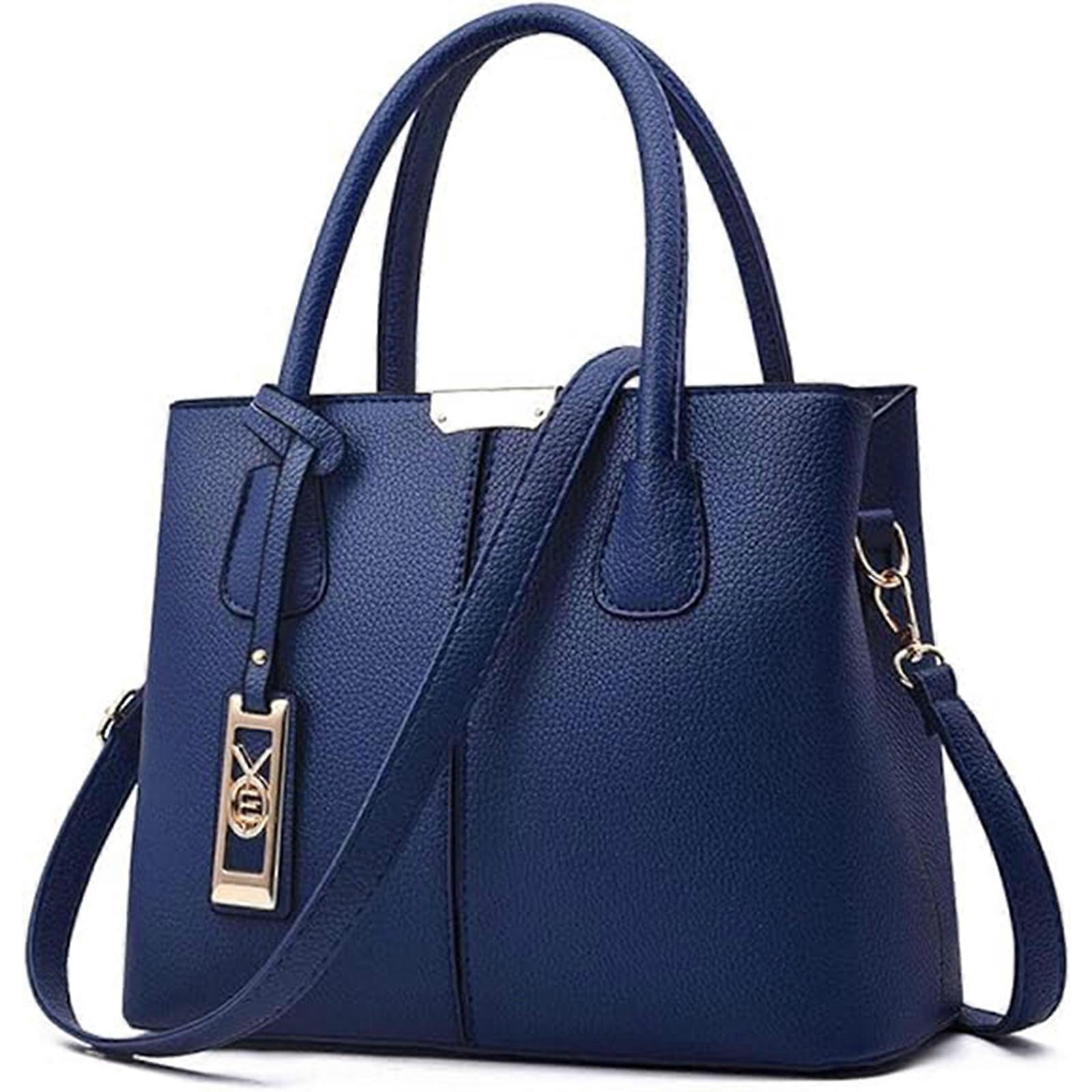 Single Shoulder Handbag in Royal Blue - Elegant and Practical