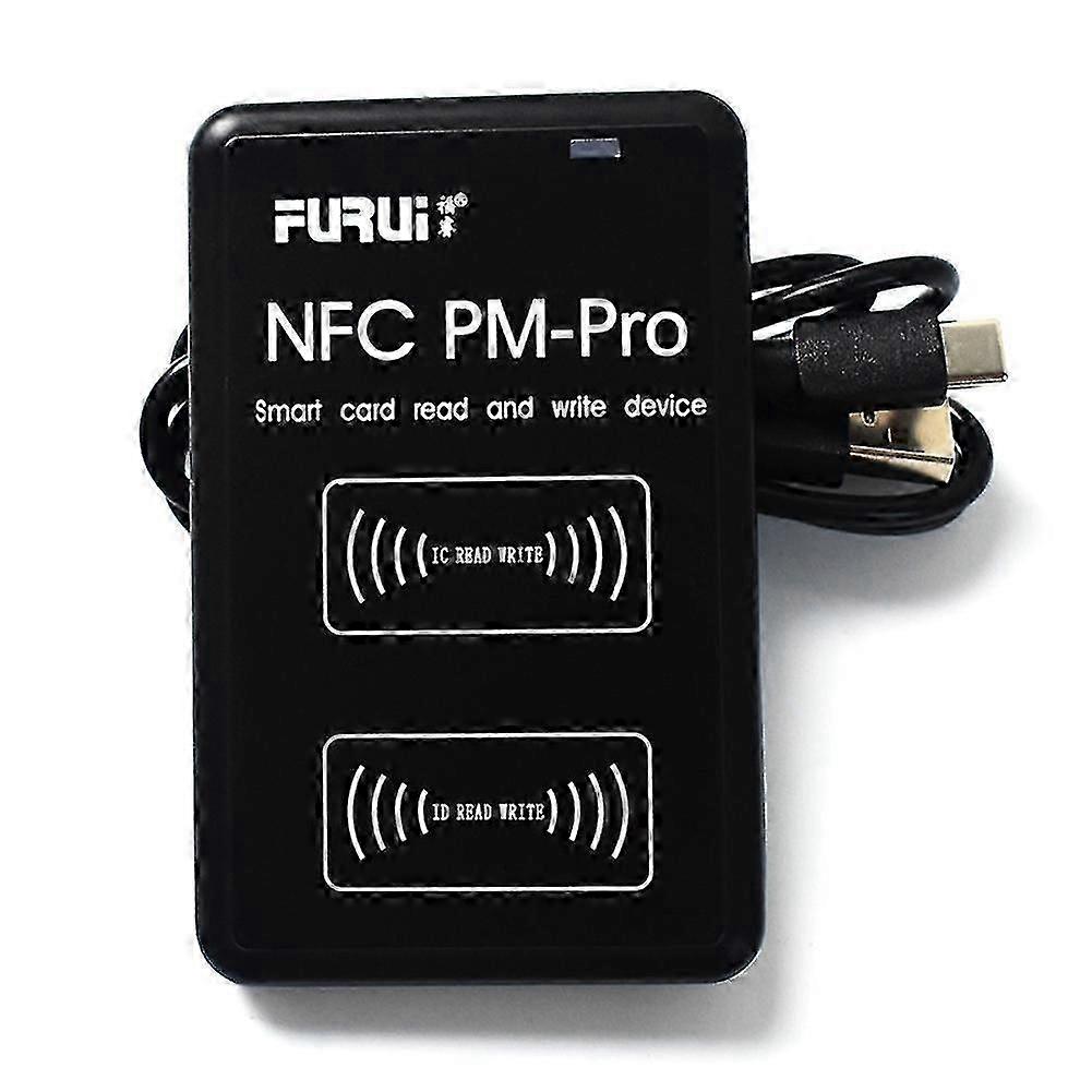 New Pm-pro Rfid Ic/id Copier Duplicator Fob Nfc Reader Writer Encrypted Programmer Usb Uid Copy Ca [jkw]