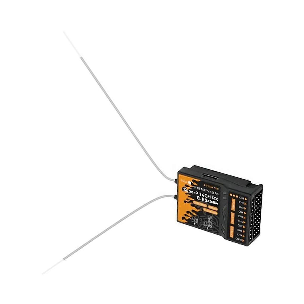 SuperP 915MHz 14CH ELRS PWM Diversity Receiver with Dual Antenna Dual Reception for RC Airplane Car