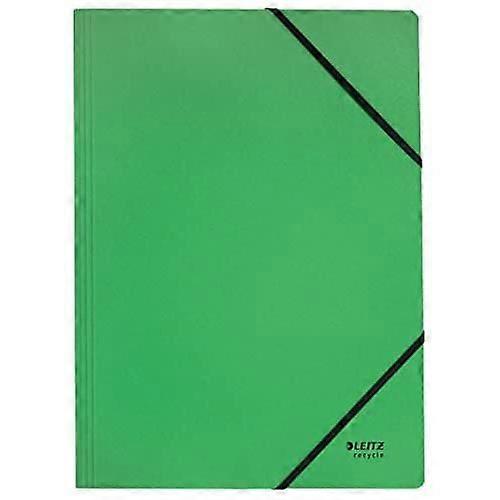 Folder - LEITZ - A4 - Recycled cardboard - Elastic bands - 100% green - Blue Angel