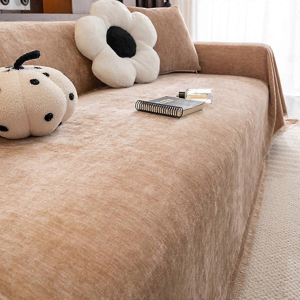 1pcs Sofa Blanket Multipurpose Four Season Universal Furniture Cover Durable Chenille Dust-proof Anti-scratch Couch Cushion