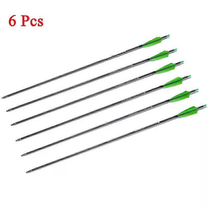 315 100% Carbon Arrows 3 Degree Tilt Feather Spine 400 True Feather Arrows Recurve Compound Bow Hunting