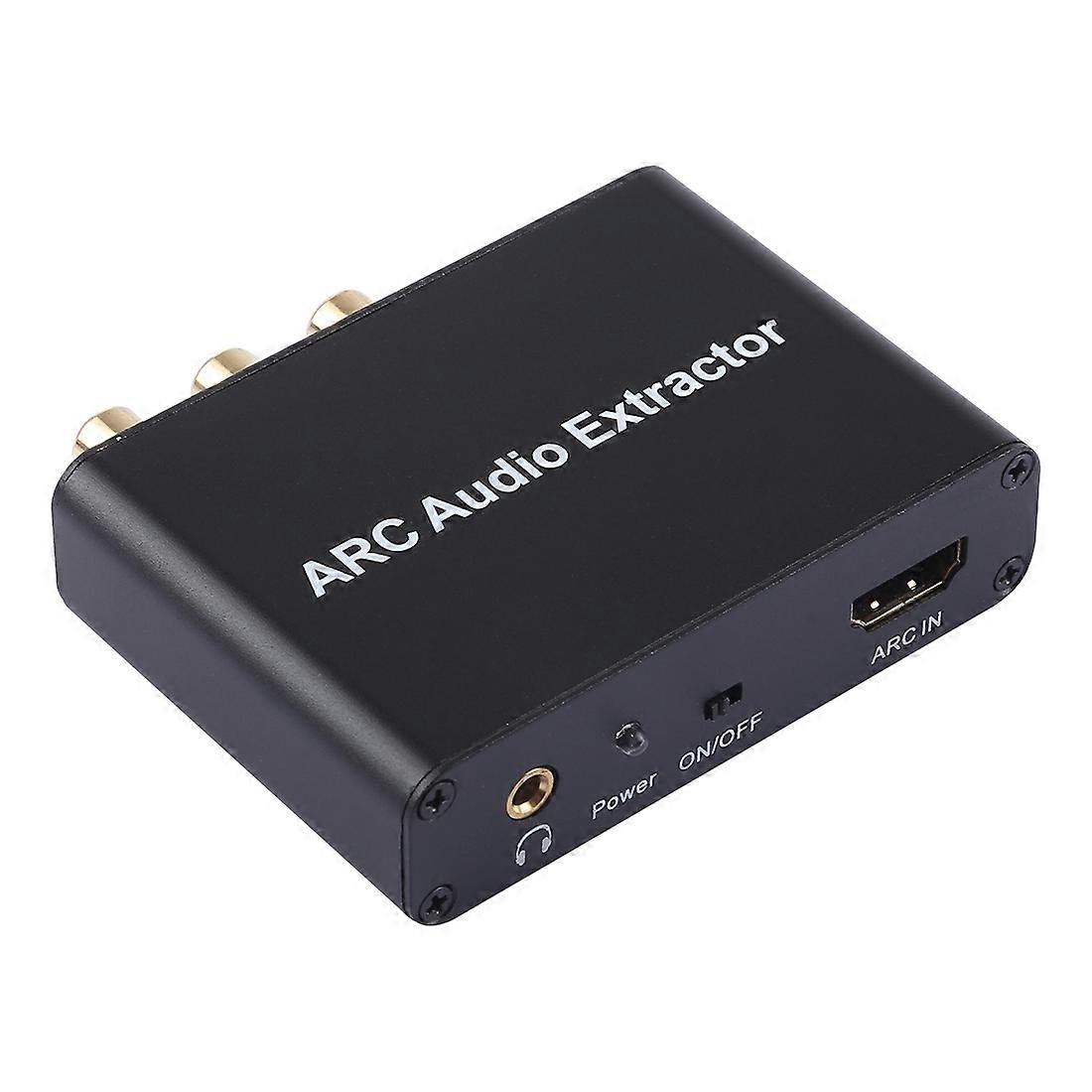 192KHz ARC Audio Extractor HDMI ARC to SPDIF + Coaxial + L/R Converter Audio Return Channel Adapter