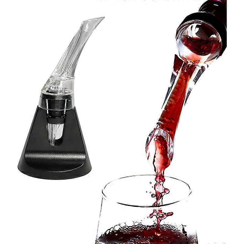 Wine Aerator Pourer Dripless Spout Premium Aerating Spout Mini Portable Decanter Spout for Red and White Wine V4A03