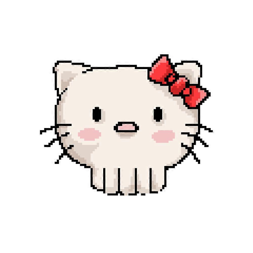 Iron-on patch Bye Kitty
