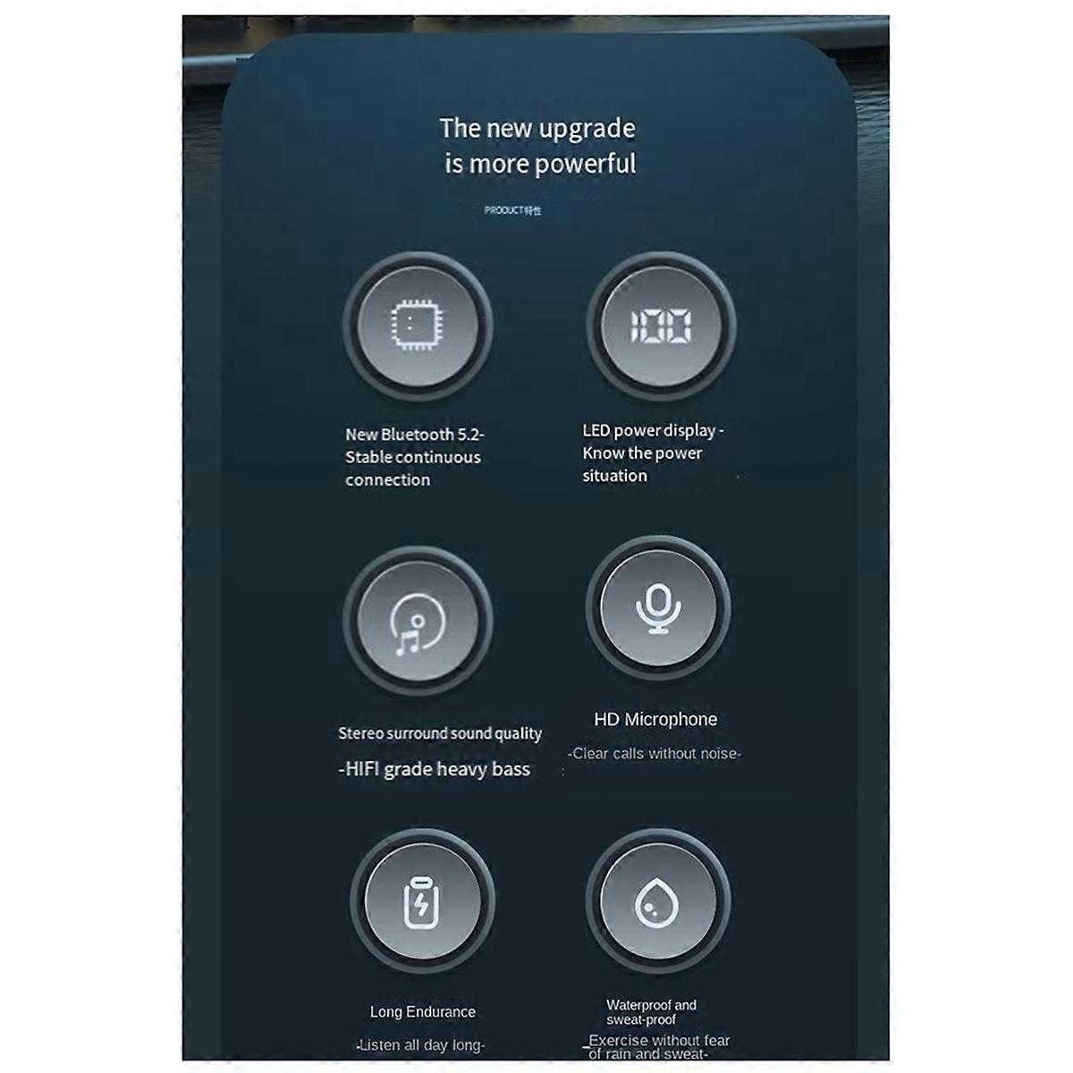 Neck Type Headset Stereo Noise Reduction