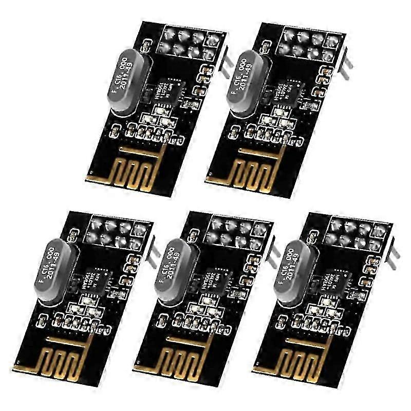 5Pcs NRF24L01+ Wireless Module 2.4G Upgrade Module for Wireless Communication Module for DIY Experi