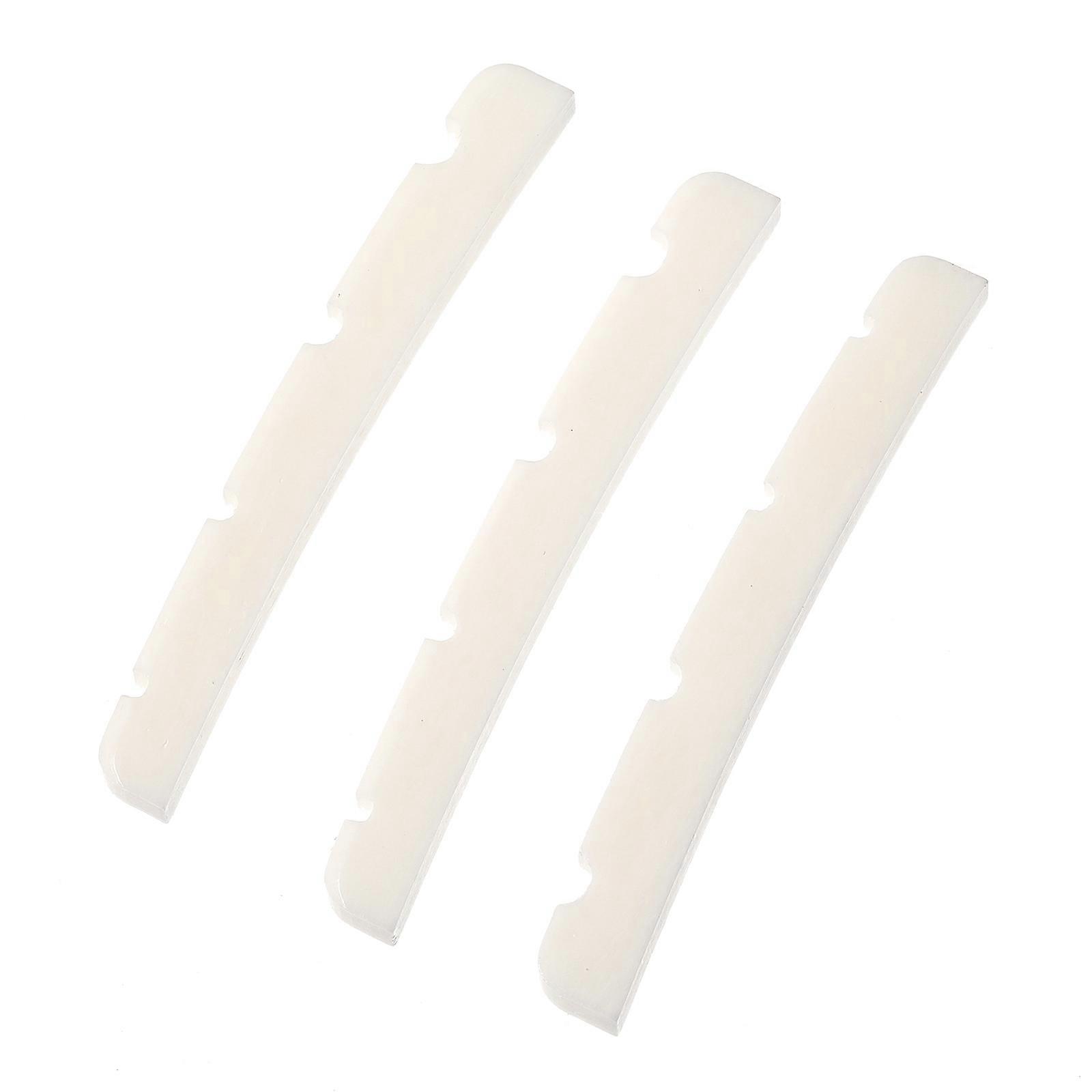 42mm Bone Acoustic Guitar Bass Bridge Saddle String Nut for 4 Strings Acoustic Guitar Bridge Saddle Nut Replacements