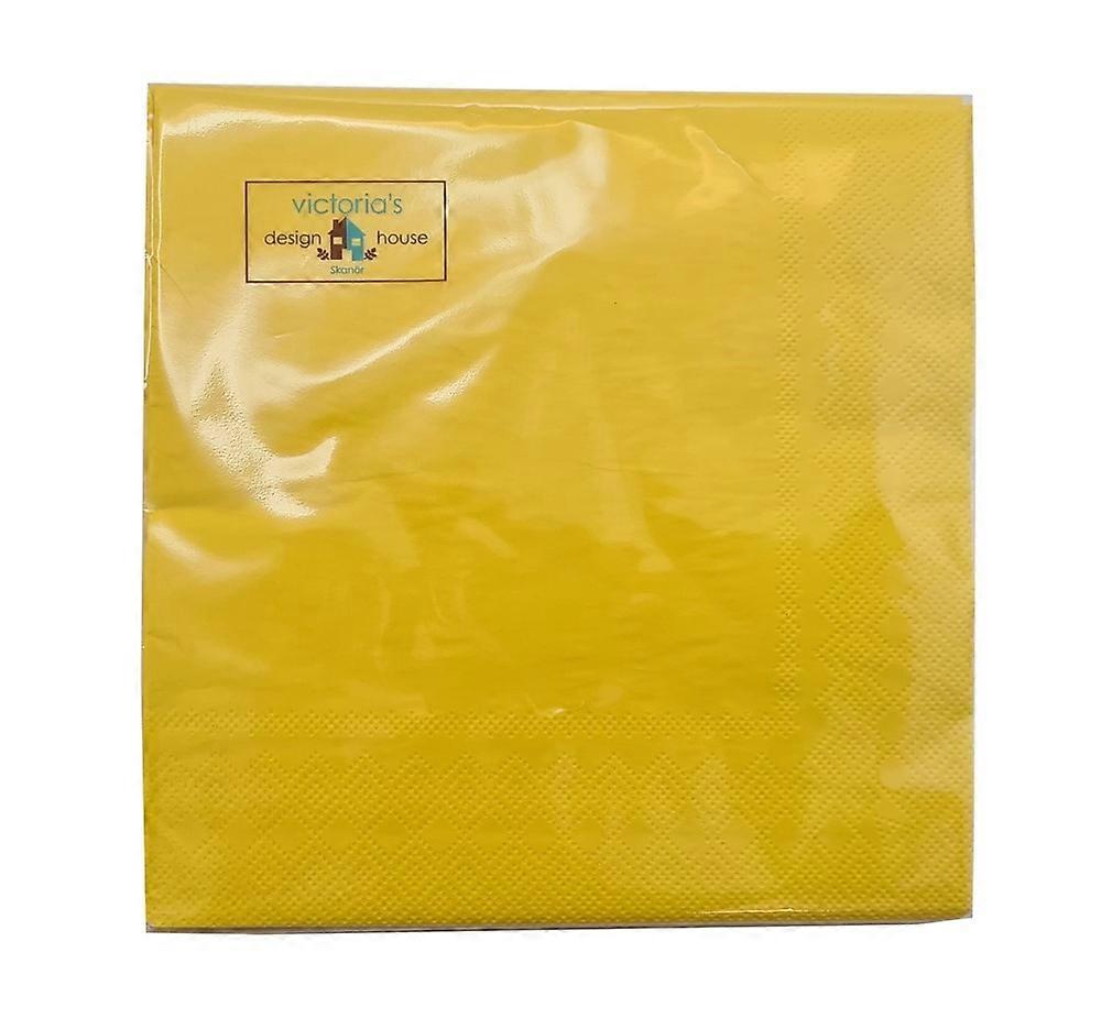 Servett Påsk Gul 20-pack