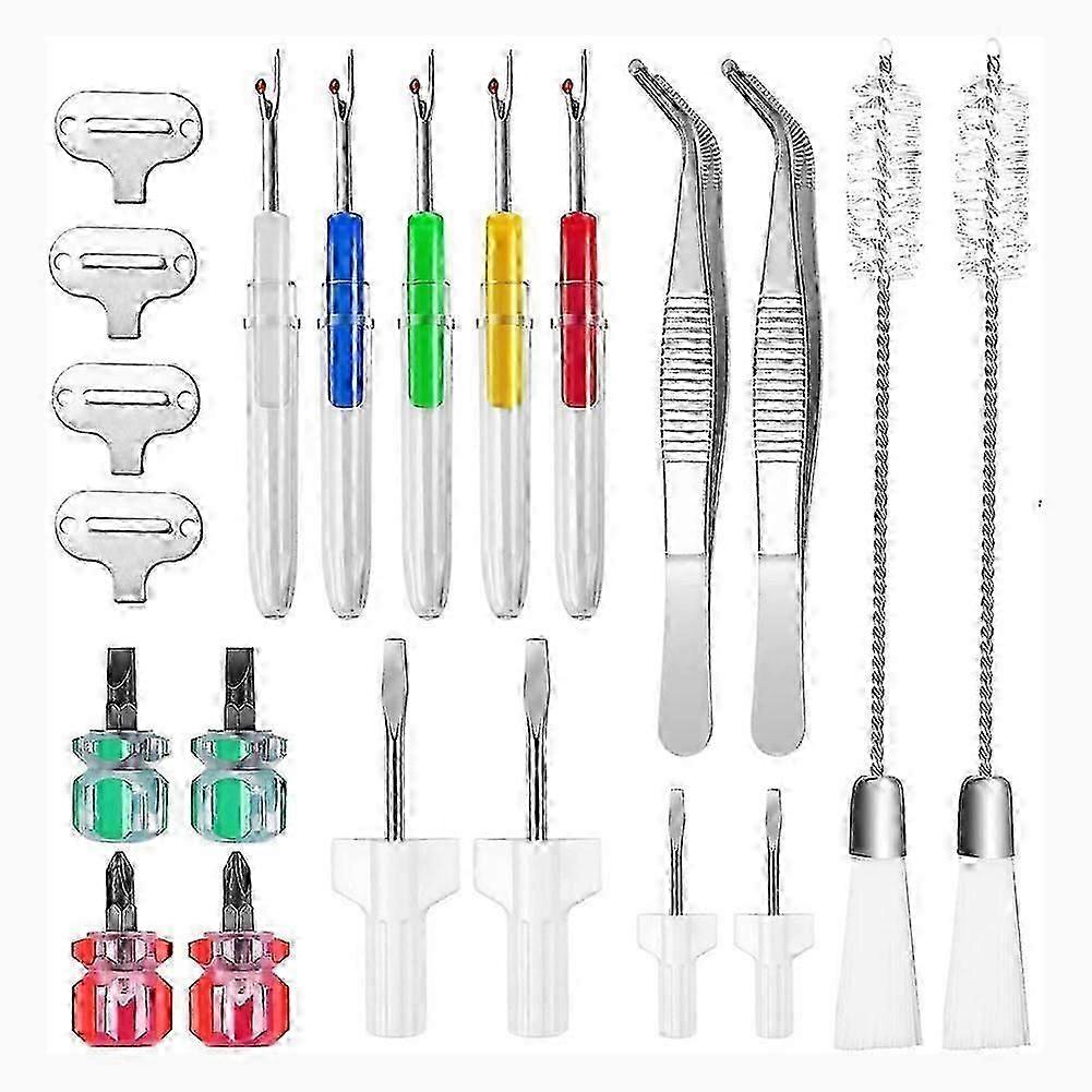 21Pcs Sewing Machine Cleaning Tool Kit Different Size Screwdrivers Sewing Machine Repair Tools