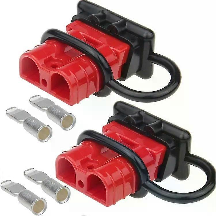 Towing Winch Wire Harness Plug-50A 600V Quick Connect with Dust Cover