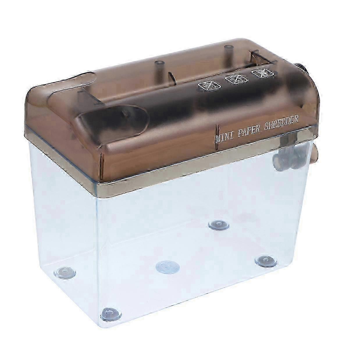 Manual Mini Paper Shredder, Desktop Hand Cutting Tool for Documents