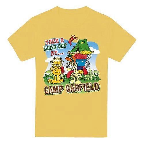 ガーフィールド メンズ キャンプ ガーフィールド Tシャツ