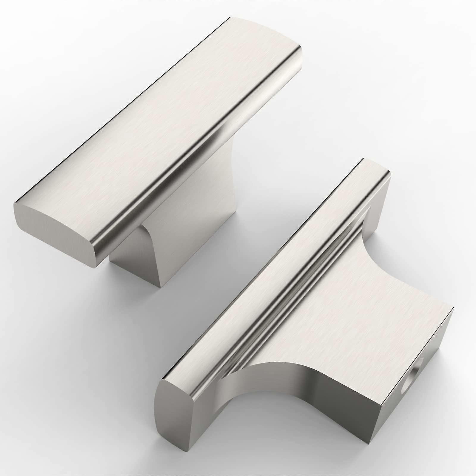 Brushed Satin Nickel Kitchen Cabinet Knobs 10 Pack Zinc Knobs For Kitchen Cabinets And Dressers Drawers