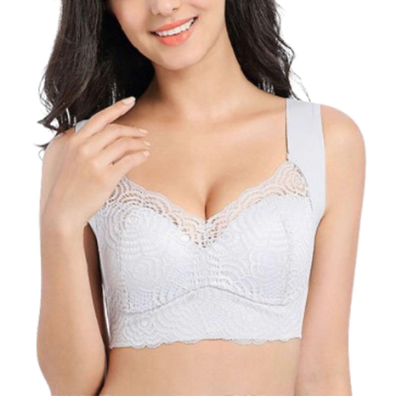 Women's Supportive Push-Up Bra - Breathable Lift & Back Support for Yoga/Gym/Daily Wear