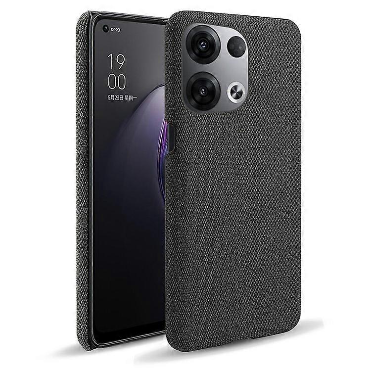 Compatible For Oppo Reno8 5G / Reno8 5G (Global Version) Mobile Phone Case Shell Solid Color Hard PC+Cloth Phone Cover